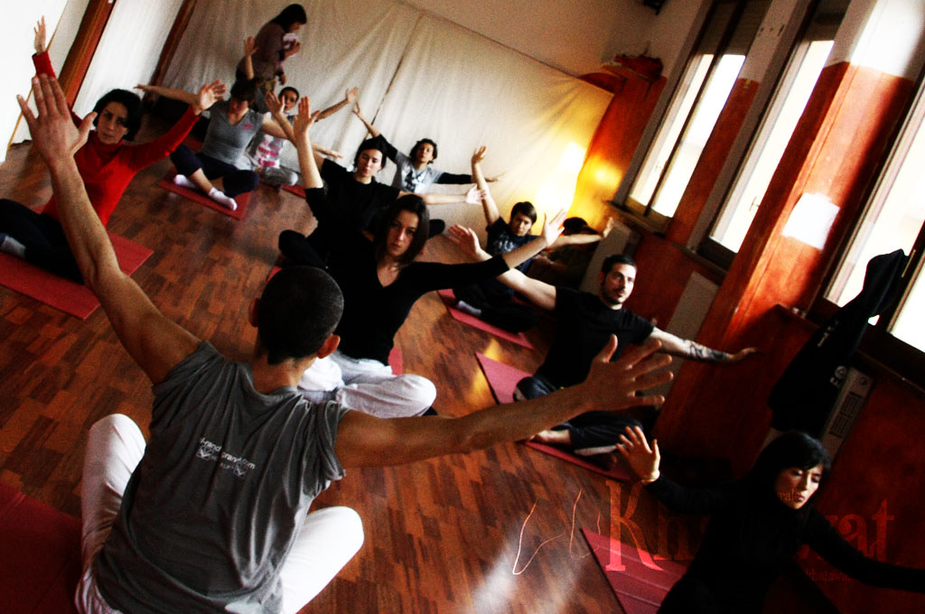 Cours de Pilates en trio